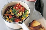 American Roasted Vegetable and White Bean Ratatouille vegetarian Recipe Appetizer