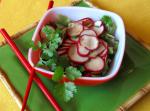 Chinese Chinese Quick Pickled Radish Salad With Garlic Appetizer