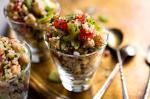 American Chickpea Quinoa and Celery Salad With Middle Eastern Flavors Recipe Appetizer