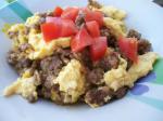 American Sausage Scrambles and Cheese Breakfast