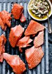Australian Slowcooked Salmon with Meyer Lemon Relish Appetizer