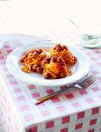 Australian Spaghetti with Small Meatballs maccheroni Alla Chitarra Con Polpettine Di Carne Appetizer