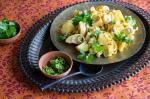 Australian Spicy Potato and Pea Salad chukauni Appetizer