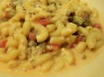 Sausage Tomato Macaroni and Cheese Casserole recipe