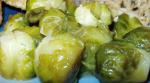 American Cider Braised Brussels Sprouts Appetizer