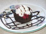 American Flourless Chocolateraspberry Cakes Dessert