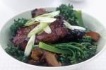 Chinese Sticky Chinese Pork Fingers With Broccolini And Shiitakes Recipe Dinner