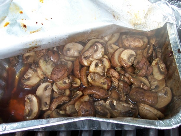 American Garlic Mushroom Steak Dinner