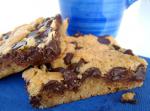 American Chocolate Chip Blonde Brownies 3 Dessert