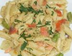 American Penne With Asparagus and Smoked Salmon Cream Dinner