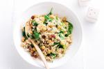 British Chickpea Brown Rice And Spinach Pilaf Recipe Appetizer