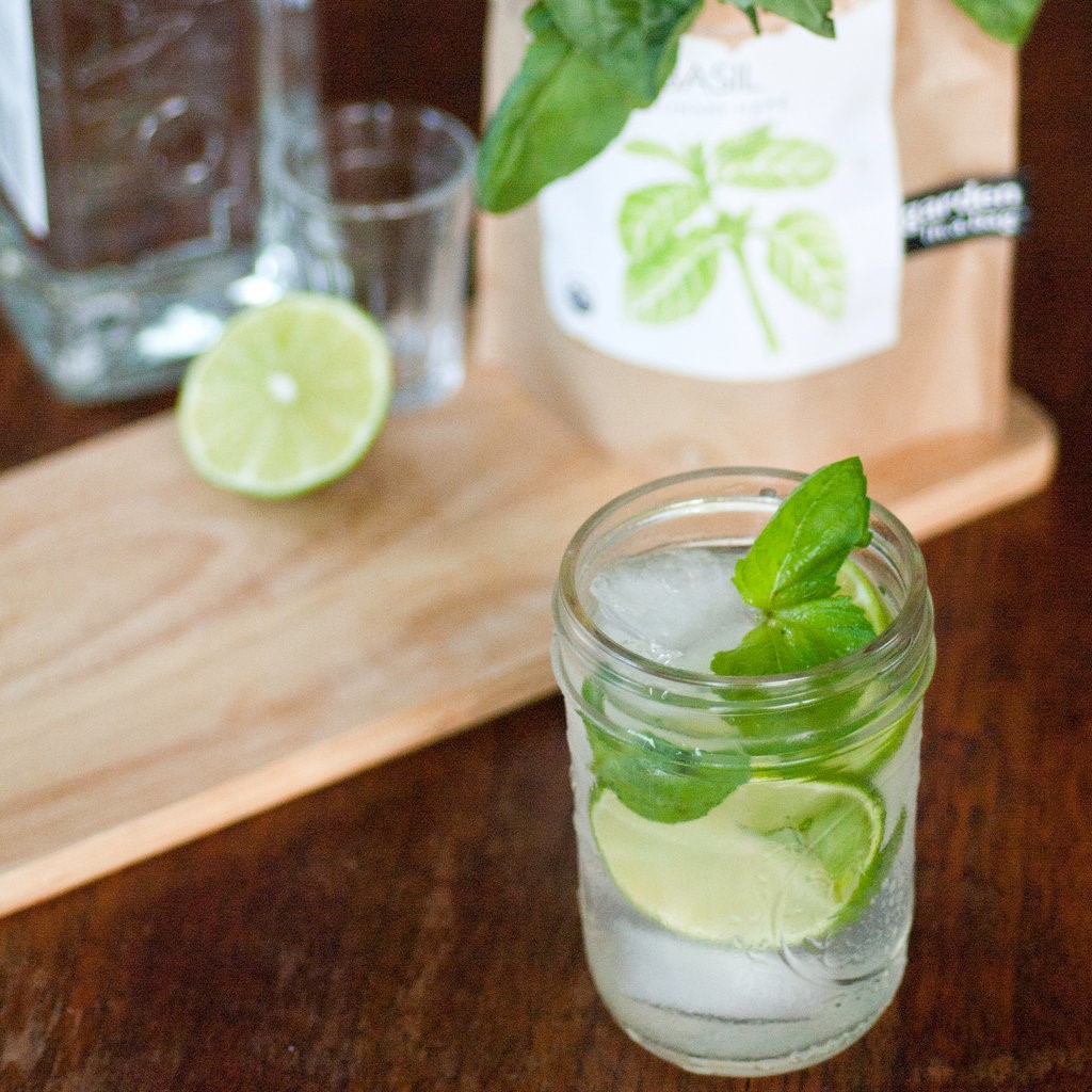 Australian Basillime Gin Mojito Drink