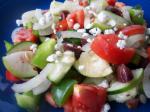 Albanian Albanian Tomato Cucumber Salad Appetizer