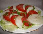 Afghan Onion and Tomato Salad salata Bonjonerhumiepiaz Appetizer