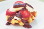 Australian Waffles and Chocolate Hazelnut Yoghurt Sauce Recipe Dessert