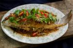 Chinese Steamed Fish with Salted Soy Beans and Glass Noodles Appetizer