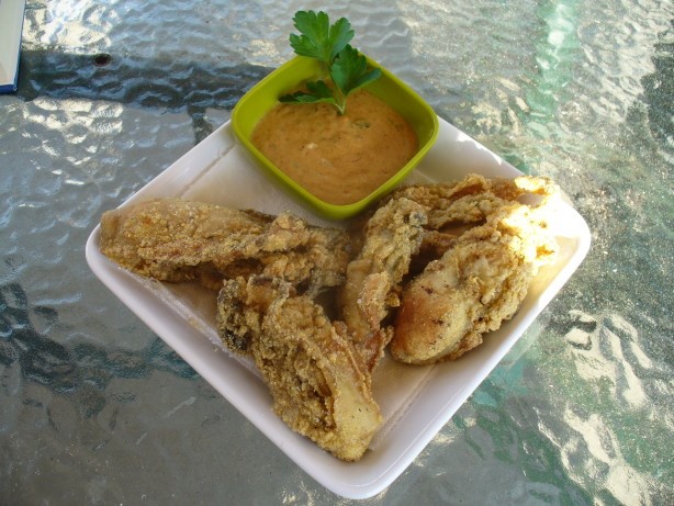 American Cornmealfried Oysters With Chipotle Mayonnaise Dinner