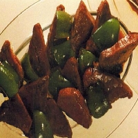 Chinese Tuna and Peppers in Soy Sauce Appetizer
