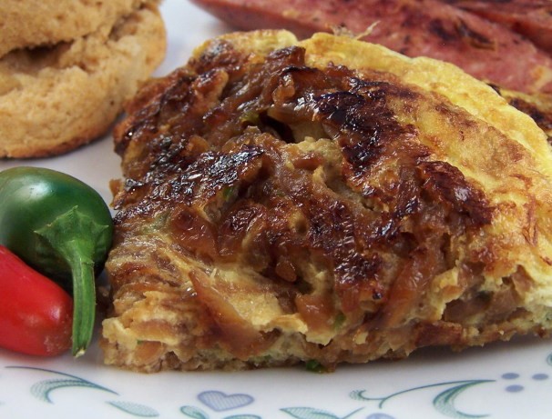 American Onion Frittata Dinner