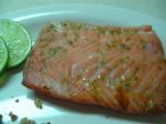 American Honey n Lime Glazed Salmon Dessert