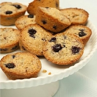 Australian Warm Blueberry Brown Butter Cake Bites Dessert