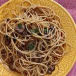 American Noodles with Mushroom and Sage Appetizer