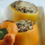 American Pepper Stuffed with Wild Rice Appetizer