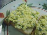 American Knife  Fork Egg Salad Sandwiches With Chives Appetizer