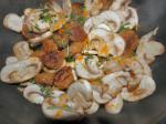 American Chorizo  Mushrooms Appetizer