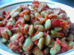 American Barbecued Lima Beans Baked Dinner