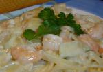American Easy Shrimp  Crab Pasta Dinner