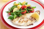 British Panfried Fish Fillets With Nicoise Salad Recipe Appetizer