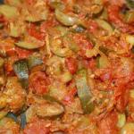 Canadian Curry of Zucchini and Tomato Appetizer