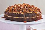 American Chocolate Cake With Caramel Frosting Recipe Dessert