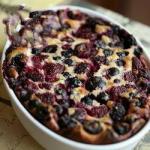 French Clafoutis Berries Dessert