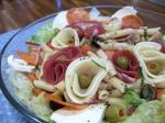 French The Doms Antipasto Salad with Pasta Appetizer