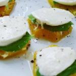 Italian Caprese Salad with Orange Appetizer