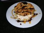 British Waffle Ice Cream Sandwich Breakfast