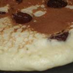 Canadian Pancakes with Chocolate Nuggets Breakfast