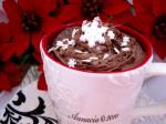 American Peppermint Hot Chocolate With Whipped Cream Dessert