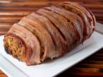 British Barbecue Bacon Meatloaf En Dinner