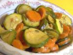 Italian Zucchini and Carrot a Scapece Dinner
