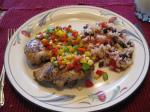 American Grilled Chicken With Corn and Sweet Pepper Relish Appetizer