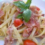 Italian Fettucine Destate sommerfettucine Appetizer
