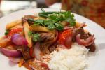 Peru Smoky Sauteed Beef and Vegetables lomo Saltado Appetizer