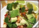 American Shrimp Ceviche With Avocado Appetizer