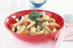 British Fusilli With Roasted Vegetables And Basil Pesto Recipe BBQ Grill