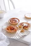 Caramel Cream Tartlets with Almond Pastry recipe