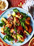 American Caramelised Pineapple Salad with Spicy Peanut Dressing Appetizer