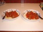 American Spaghetti  Meatballs Kid Style Dinner